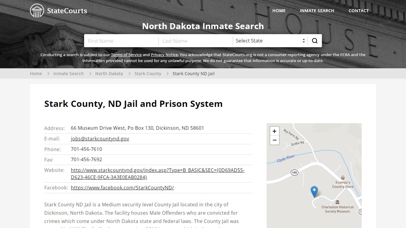 Stark County ND Jail Inmate Records Search, North Dakota ...